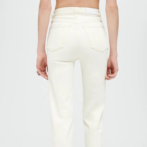 NEW Re/Done 70s Stove Pipe High Rise Straight Ankle Jeans - size 26
Waist: 14” - Picture 6 of 8